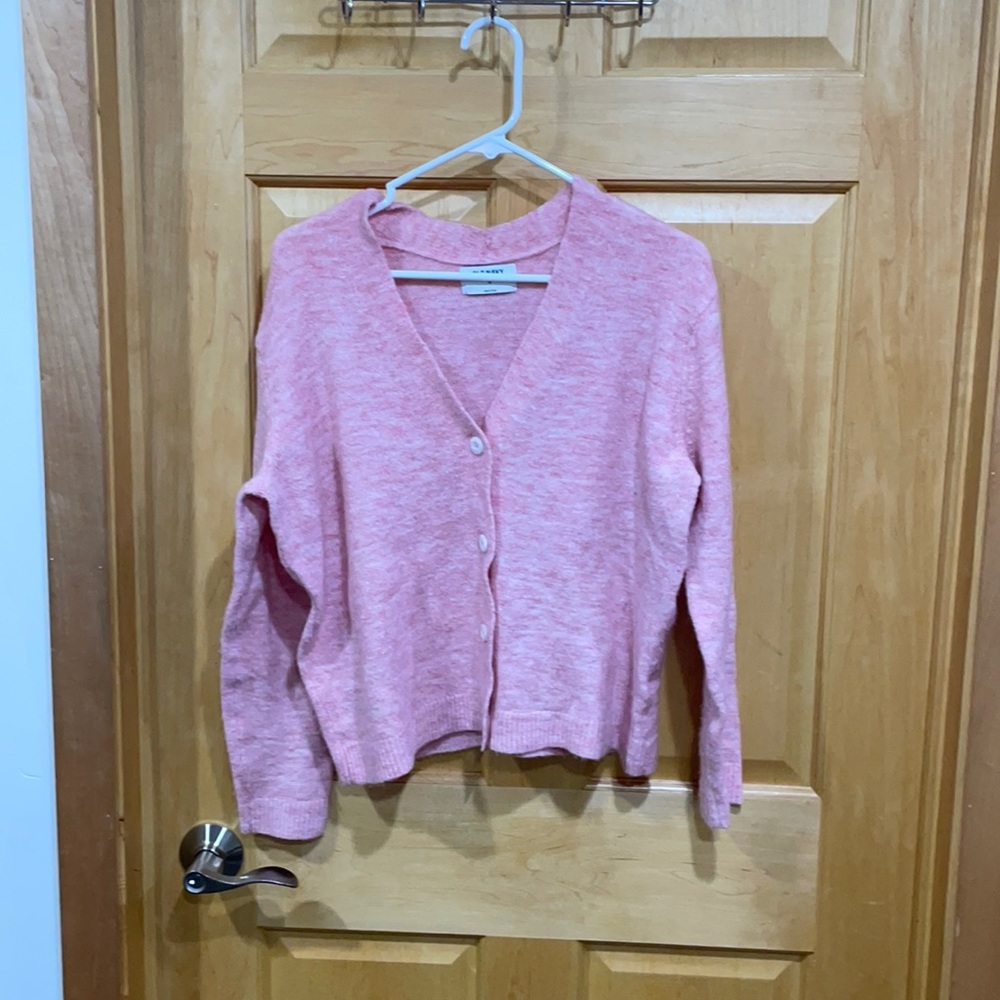 Light Pink Oversized Old Navy Cardigan Size XS